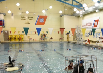 Coast Guard Air Station Kodiak conducts annual aviation water survival training