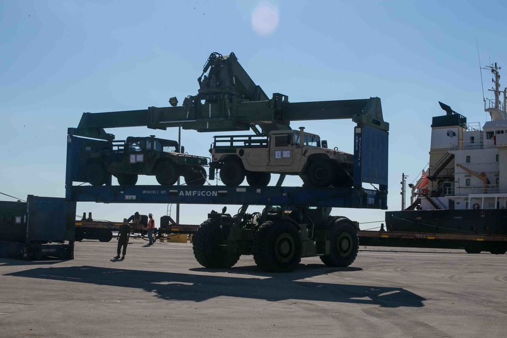2nd MAW Marines conduct washdown and prepare equipment for TJ18