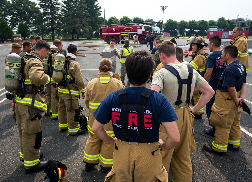 Air Force and Marines accomplish joint fire training