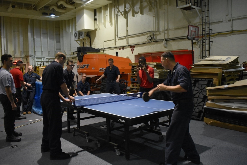 Down Time on the USS Puller