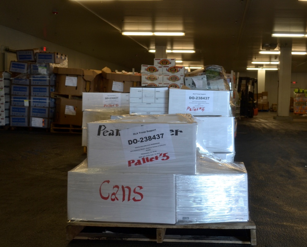 Food donations prepped for delivery