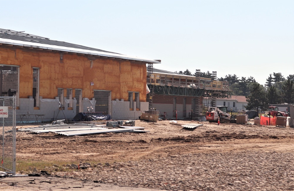 Construction of new dining facilities continues at Fort McCoy