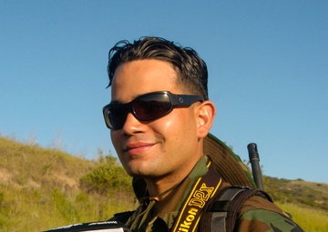 Navy COMCAM operator portrait