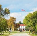 Fall Colors and the American Flag at Fort McCoy