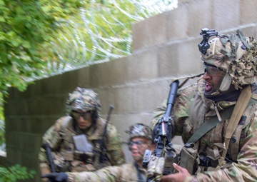 173rd Airborne train during Saber Junction 18