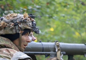 173rd Airborne train during Saber Junction 18