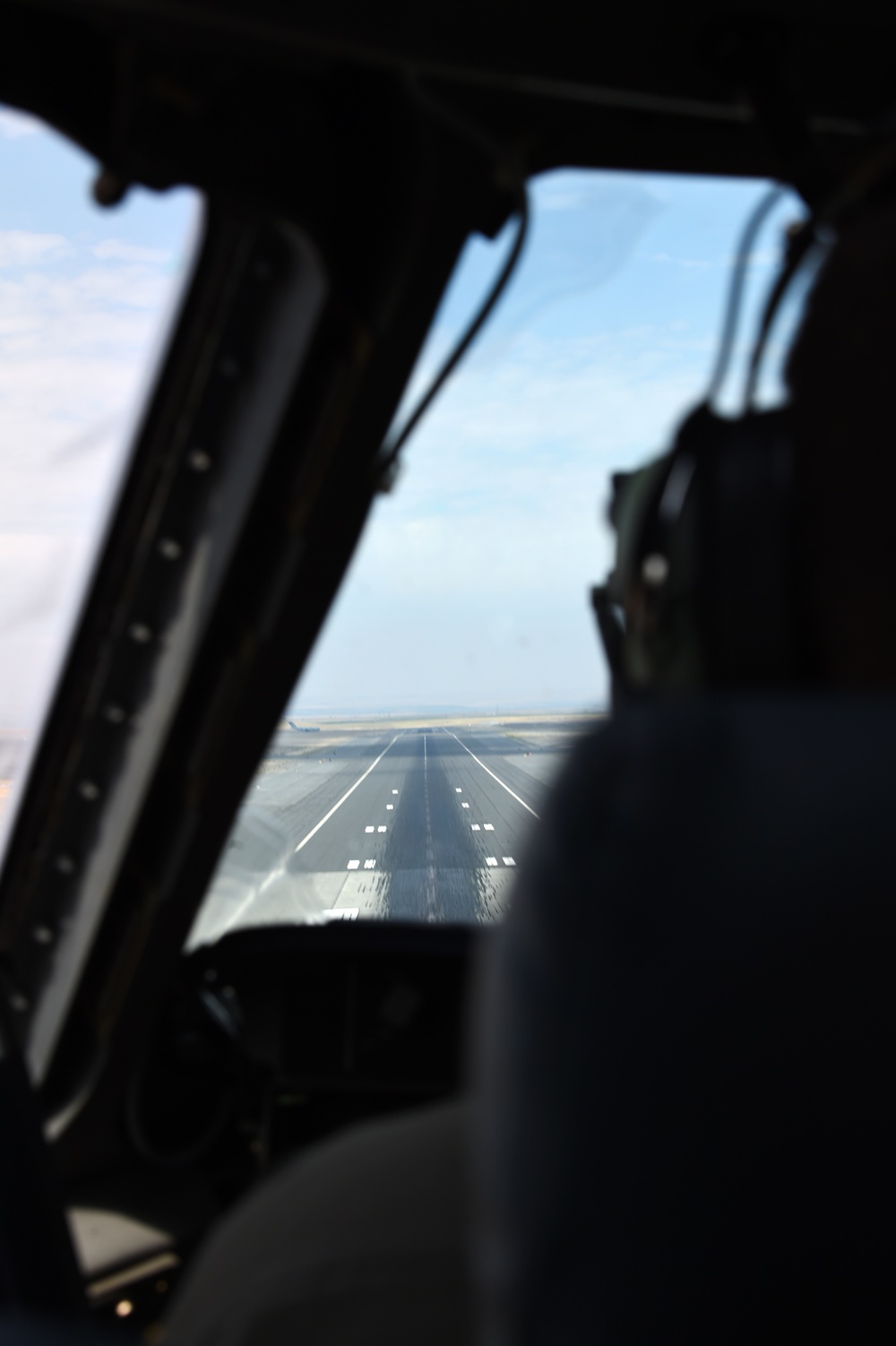 McChord C-17 touches down