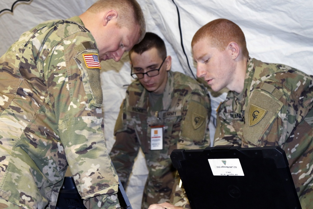 38th Infantry Division establishes Warfighter command post