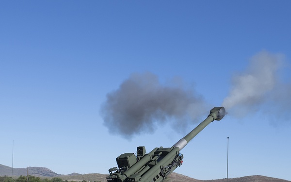 160th Field Artillery live fire new artillery systems