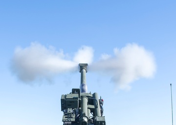 160th Field Artillery live fire new artillery systems