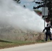 Fort McCoy firefighters flush hydrants around installation
