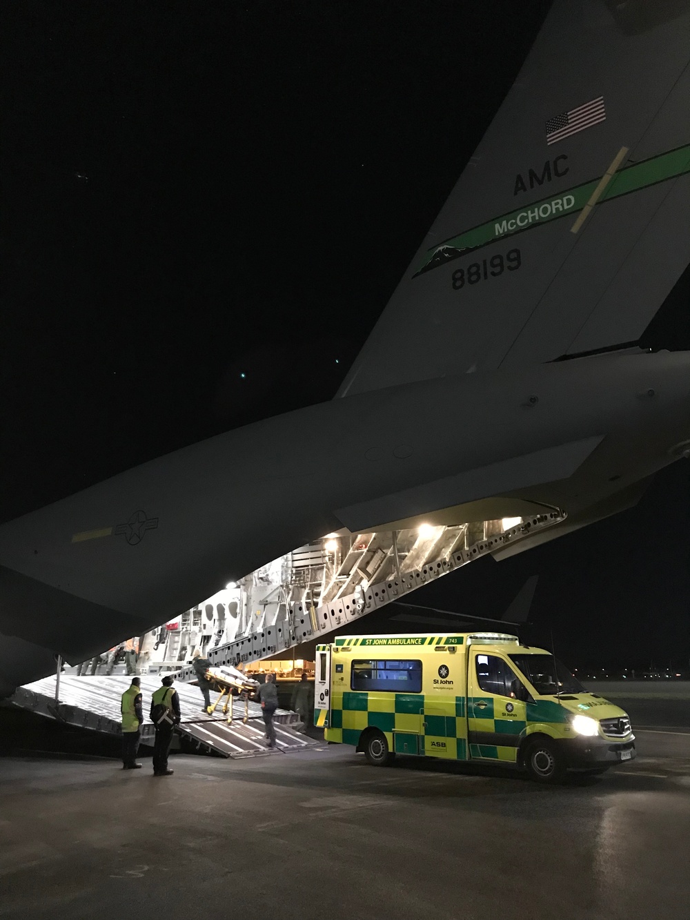 Rapid Antarctic airlift saves lives