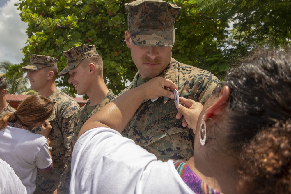 SPMAGTF-SC conducts closing ceremony for School project in Flores