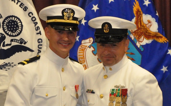 NSWC Civilian Engineer Commissioned into the Naval Reserve, Honored for Academic Achievement