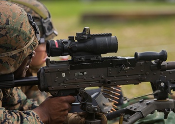 Rounds Down Range | 9th ESB Marines participate in combat marksmanship training