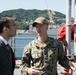 Director of SOFA Division, Ministry of Foreign Affairs of Japan visits USS Germantown