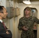 Director of SOFA Division, Ministry of Foreign Affairs of Japan visits USS Germantown