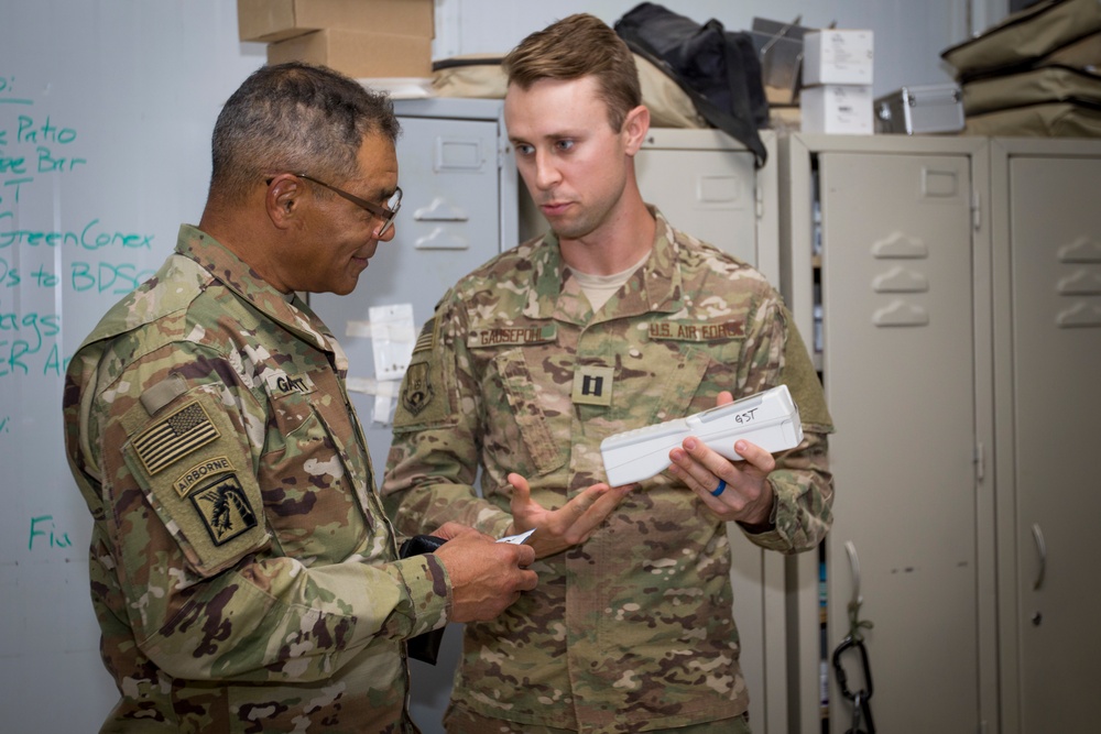 U.S. Army Lt. Gen. Michael X. Garrett, U.S. Army Central commander, visits with Soldiers, Key Leaders in Jordan