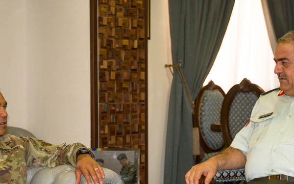 U.S. Army Lt. Gen. Michael X. Garrett, U.S. Army Central commander, visits with Soldiers, Key Leaders in Jordan