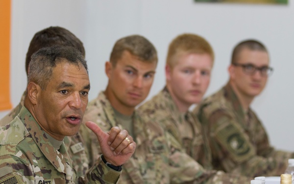 U.S. Army Lt. Gen. Michael X. Garrett, U.S. Army Central commander, visits with Soldiers, Key Leaders in Jordan