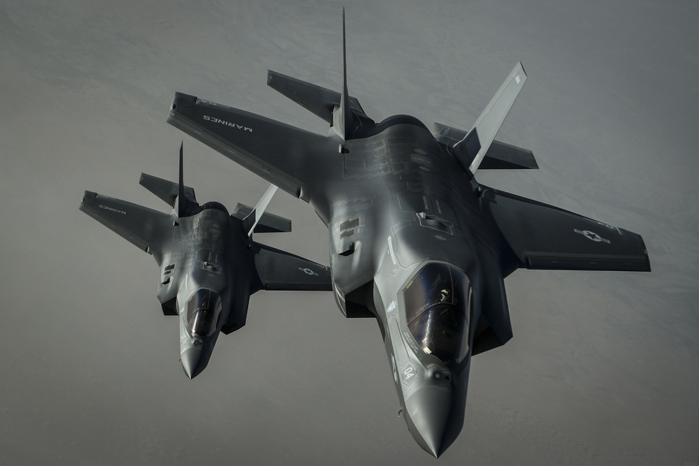 USMC F-35's conduct first combat strike