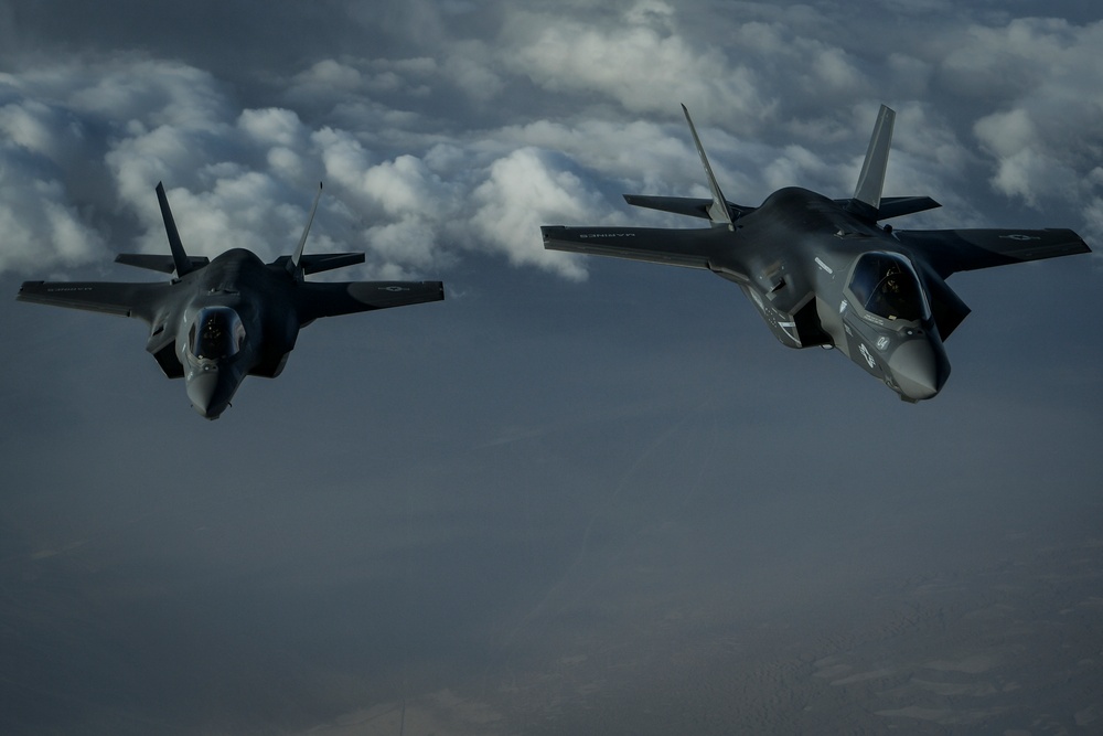 USMC F-35's conduct first combat strike