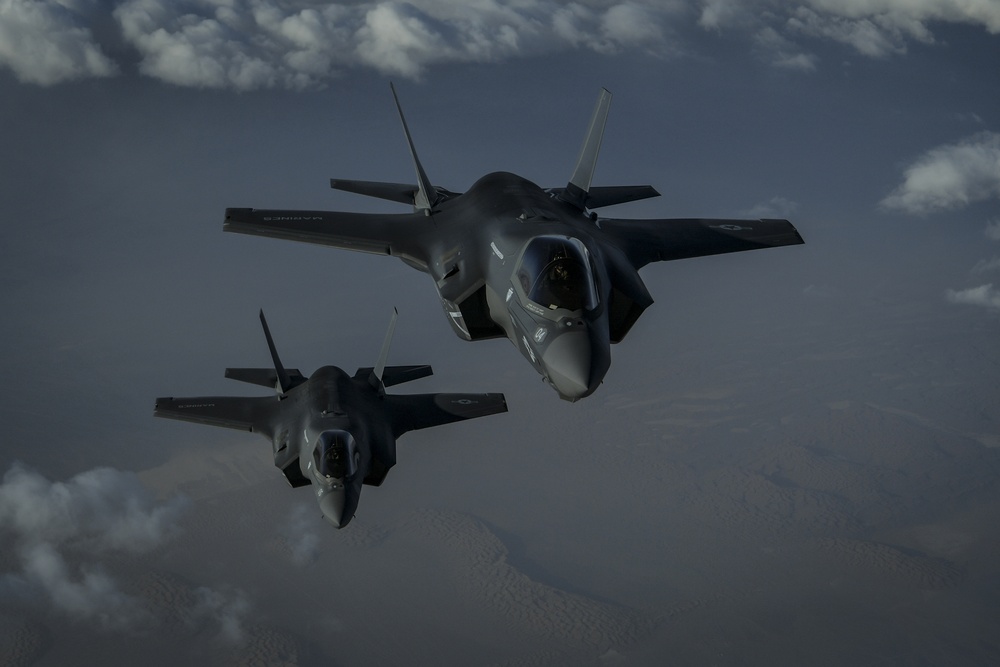 USMC F-35's conduct first combat strike