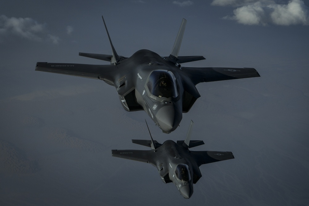 USMC F-35's conduct first combat strike