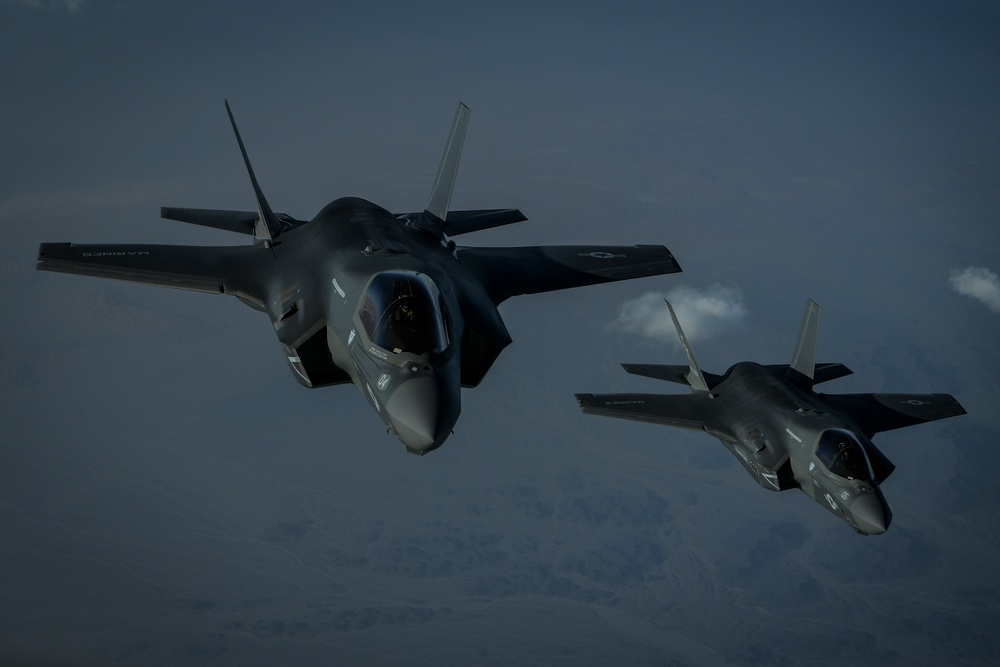 USMC F-35's conduct first combat strike