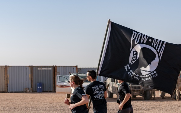 Nigerien AB 201 POW/MIA Remembrance Run