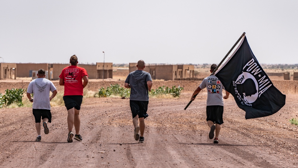 Nigerien AB 201 POW/MIA Memorial Run