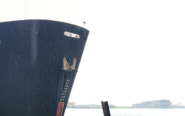 STURGIS vessel en route to Brownsville for final shipbreaking and recycling