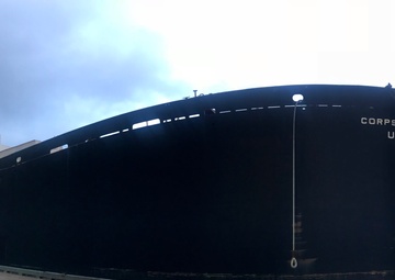 STURGIS vessel en route to Brownsville for final shipbreaking and recycling