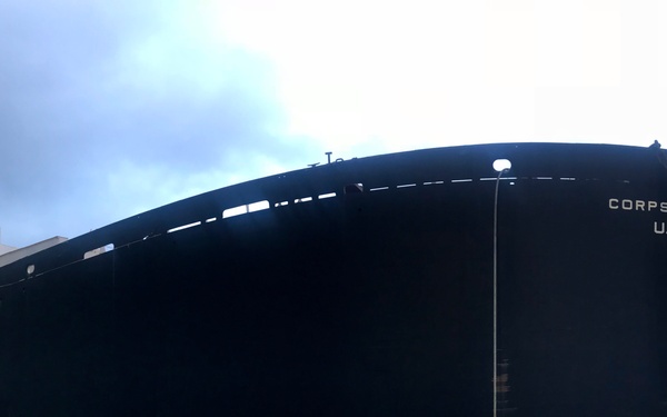 STURGIS vessel en route to Brownsville for final shipbreaking and recycling