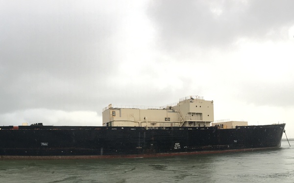 STURGIS vessel en route to Brownsville for final shipbreaking and recycling