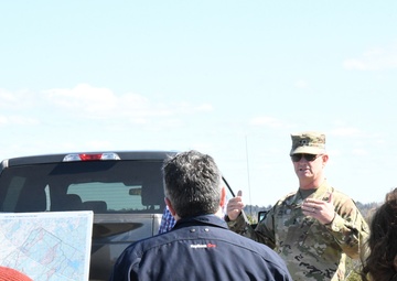 Military, civilian stakeholders discuss compatibility issues during Fort Drum tour