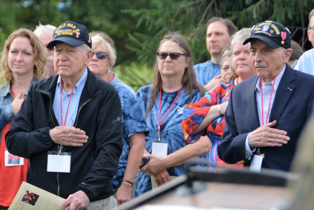 World War II Veterans rededicate monument at Fort Indiantown Gap