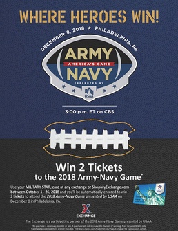 Win Tickets to the Army-Navy Game with MILITARY STAR