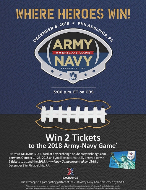 Win Tickets to the Army-Navy Game with MILITARY STAR