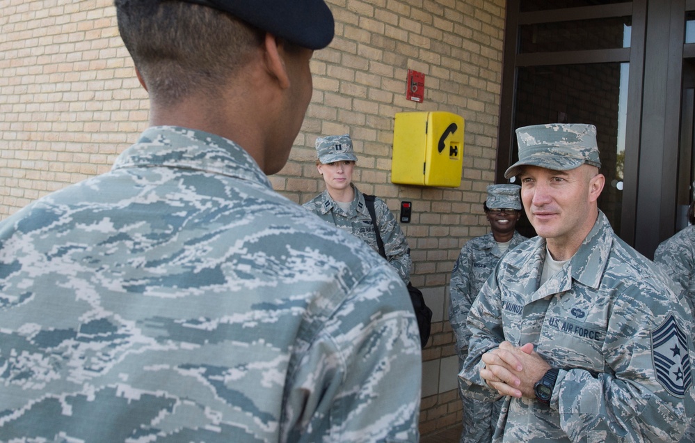 3rd AF Command Visits 501st CSW