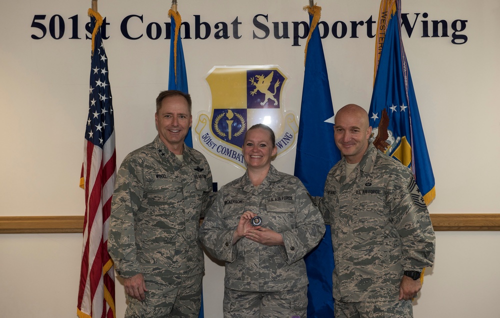3rd AF Command Visits 501st CSW