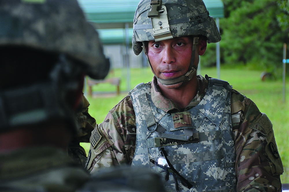 Warrant officer mentors young Soldiers