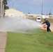 Fort McCoy firefighters flush hydrants around installation