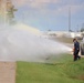 Fort McCoy firefighters flush hydrants around installation