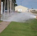 Fort McCoy firefighters flush hydrants around installation