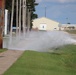 Fort McCoy firefighters flush hydrants around installation