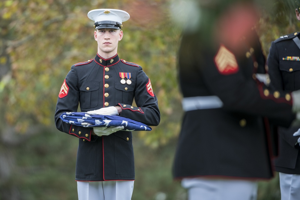 Group Repatriation Military Funeral Honors With Funeral Escort for Vietnam War Service Members in Section 60