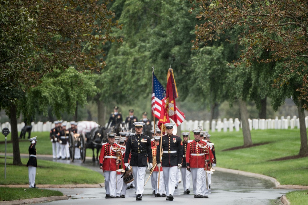 Group Repatriation Military Funeral Honors With Funeral Escort for Vietnam War Service Members in Section 60