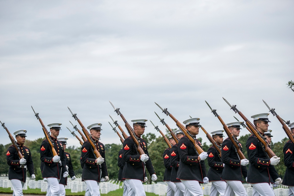 Group Repatriation Military Funeral Honors With Funeral Escort for Vietnam War Service Members in Section 60