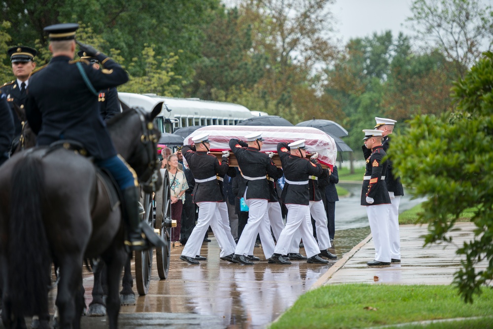 Group Repatriation Military Funeral Honors With Funeral Escort for Vietnam War Service Members in Section 60